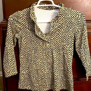 J. McLaughlin Durham Ruffle Tee sz XS